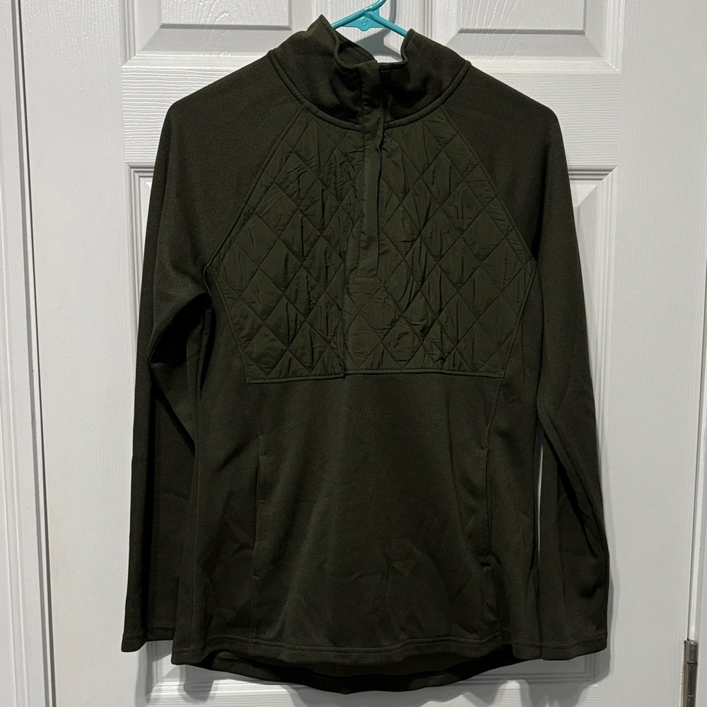 Avia Olive Green Women's Quilted Jacket
